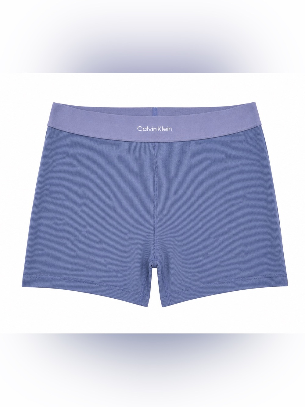 NEW Calvin Klein Ribbed Boxer Lounge Boxer Shorts Blue Size M QS7216